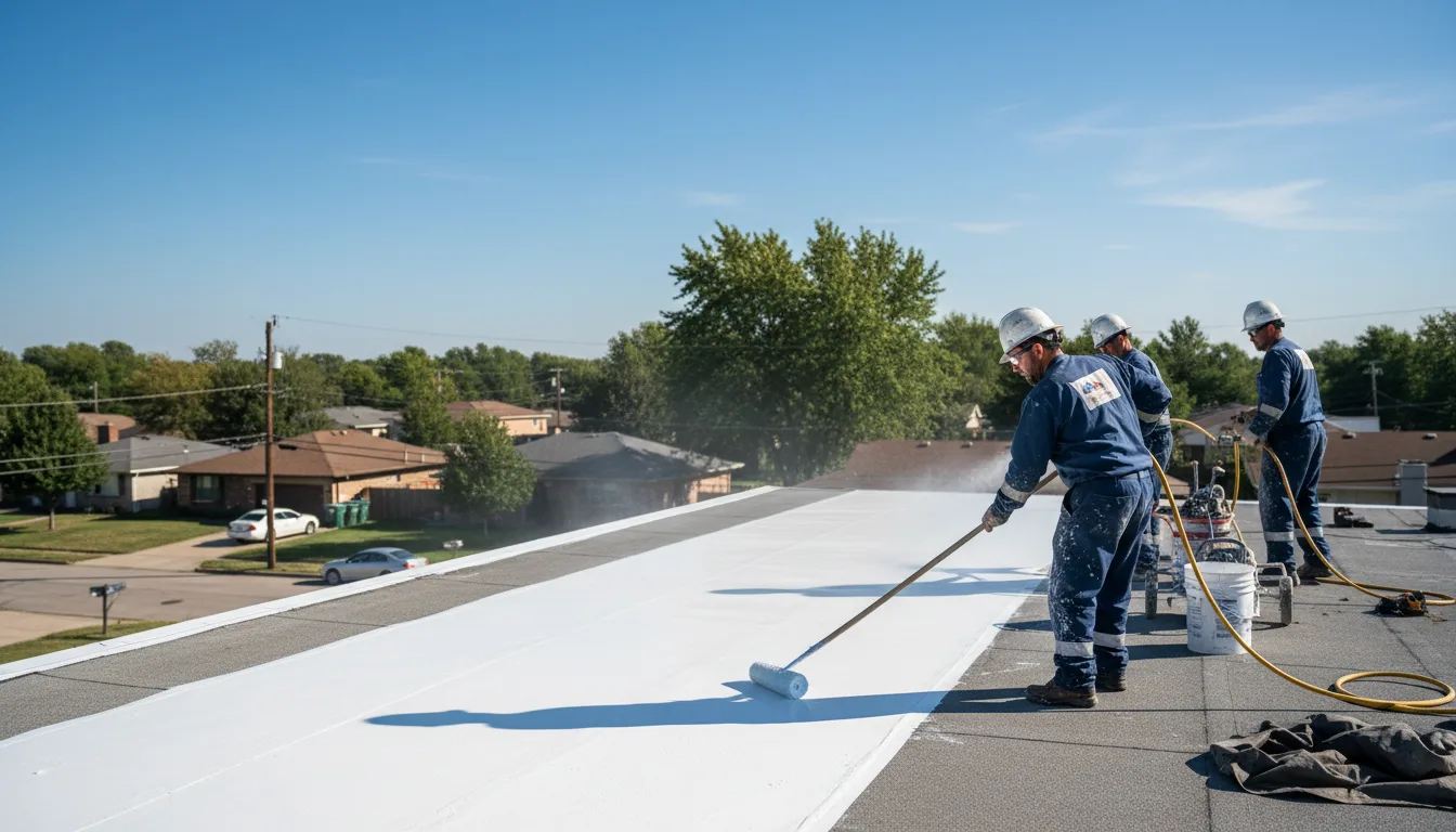 Commercial roof coating in Mannington, WV near me